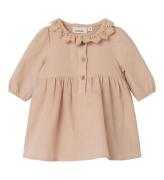 Lil Atelier Kjolebody l/æ - NbfRosita - Rugby Tan