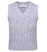 Rosemunde Vest - Alpaka/Uld - Arctic Blue Melange