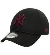 New Era Kasket - 9Forty - New York Yankees - Sort/Lilla