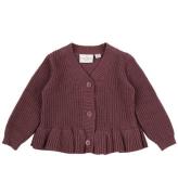 The New Siblings Cardigan - Strik - TnsMae - Crushed Berry