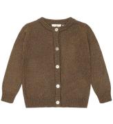 The New Siblings Cardigan - Strik - TnsKeve - Ivy Green m. Glimm