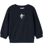 Name It Sweatshirt - NmfValona - Dark Sapphire/Ballet Mouse