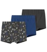 Name It Boxershorts - 3-Pak - Noos - NmmTights - Forged Iron/Spa