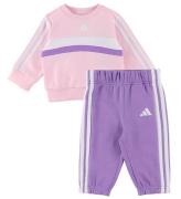 adidas Performance Sweatsæt - I 3S Tib - Clpink/White/Viofus