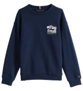 Tommy Hilfiger Sweatshirt - Fun Flag - Dark Night Navy