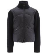 Moncler Cardigan - Uld/Dun - Dark Navy