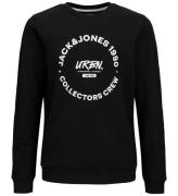 Jack & Jones Sweatshirt - JjSimon - Black