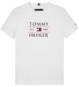 Tommy Hilfiger T-shirt - Flag - Hvid m. Logo