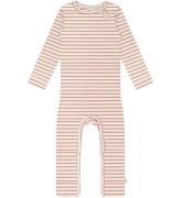 Petit Piao Heldragt - Rib - Modal - Bright Rose/Dark Off White