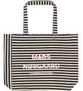 Mads Nørgaard Shopper - Recycled Boutique Athene - Black Stripe