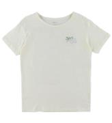 Roxy T-shirt - Day And Night - Egret