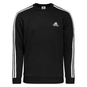 adidas Sweatshirt Essentials 3-Stripes - Sort/Hvid