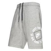 Nike Shorts NSW Fleece JDI - Grå/Hvid