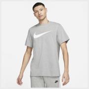 Nike T-Shirt NSW Icon Swoosh - Grå/Hvid