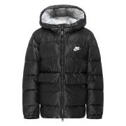 Nike Vinterjakke Dun NSW Therma-FIT - Sort/Hvid Børn