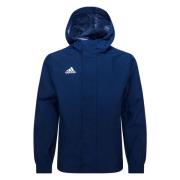 adidas Jakke All Weather Entrada 22 - Mørkeblå/Hvid Børn