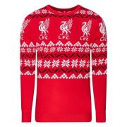 Liverpool Julesweater Liverbird - Rød/Hvid