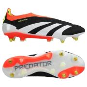 adidas Predator Elite Laceless SG Solar Energy - Sort/Hvid/Rød