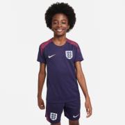 England Trænings T-Shirt Dri-FIT Strike EURO 2024 - Lilla/Pink/Hvid Børn