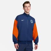 Holland Træningsjakke Dri-FIT Strike Anthem EURO 2024 - Navy/Orange/Hvid