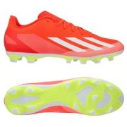 adidas X Crazyfast Club FxG Energy Citrus - Rød/Hvid/Gul