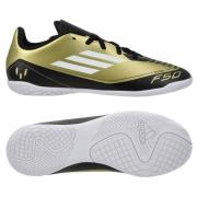 adidas F50 Messi Club IN Triunfo Dorado - Guld/Hvid/Sort Børn