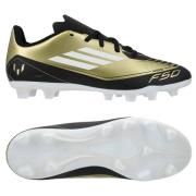 adidas F50 Messi Club FxG Triunfo Dorado - Guld/Hvid/Sort Børn